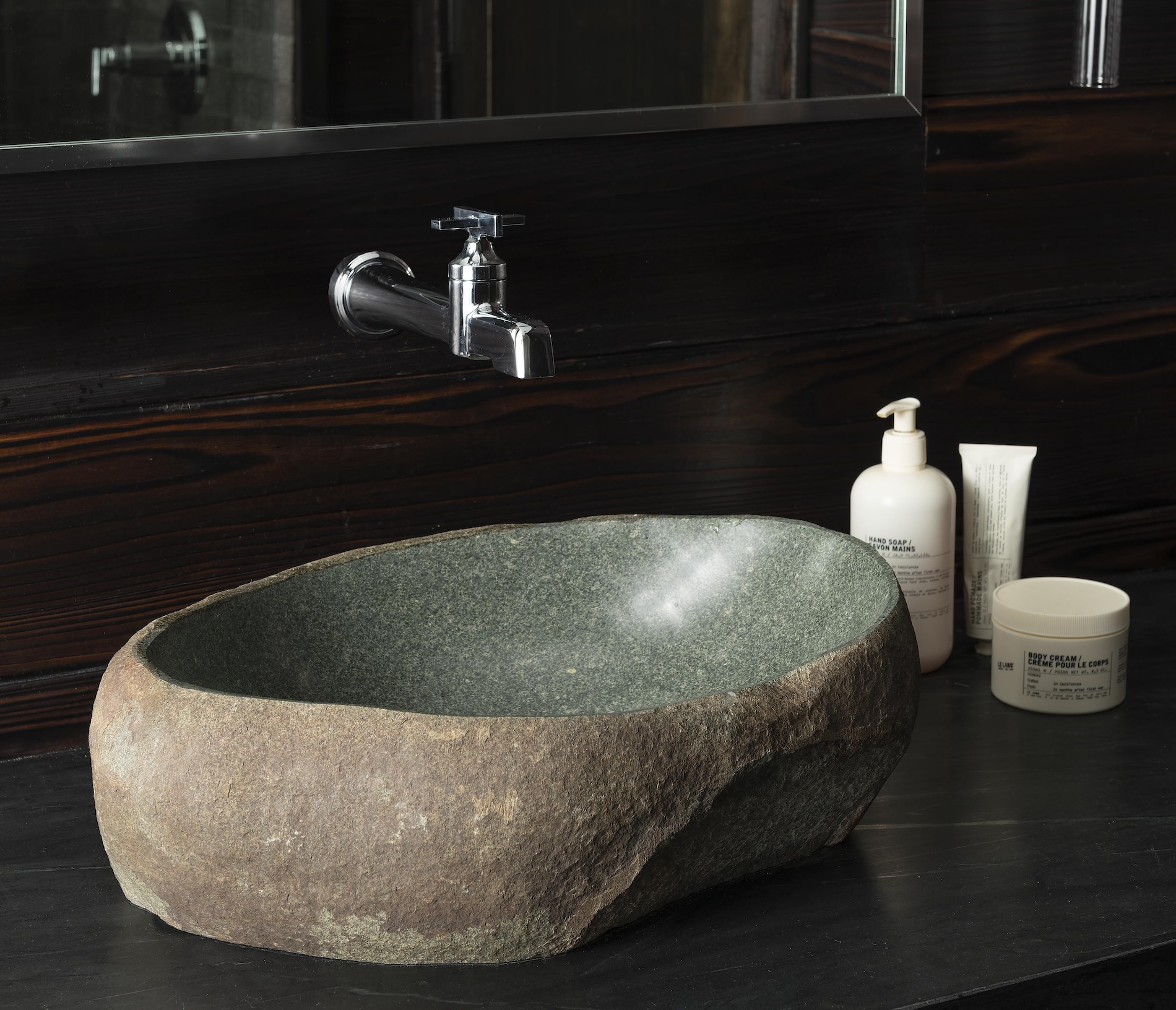 Bathroom Sink Natural Rock Stone