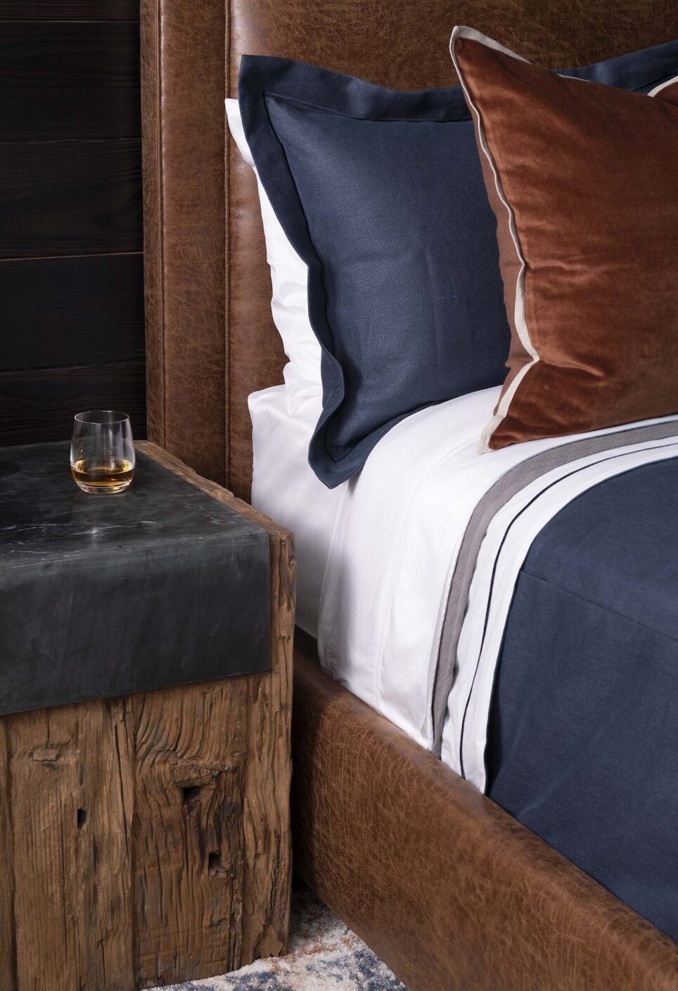 Bedroom Nightstand Whiskey Glass