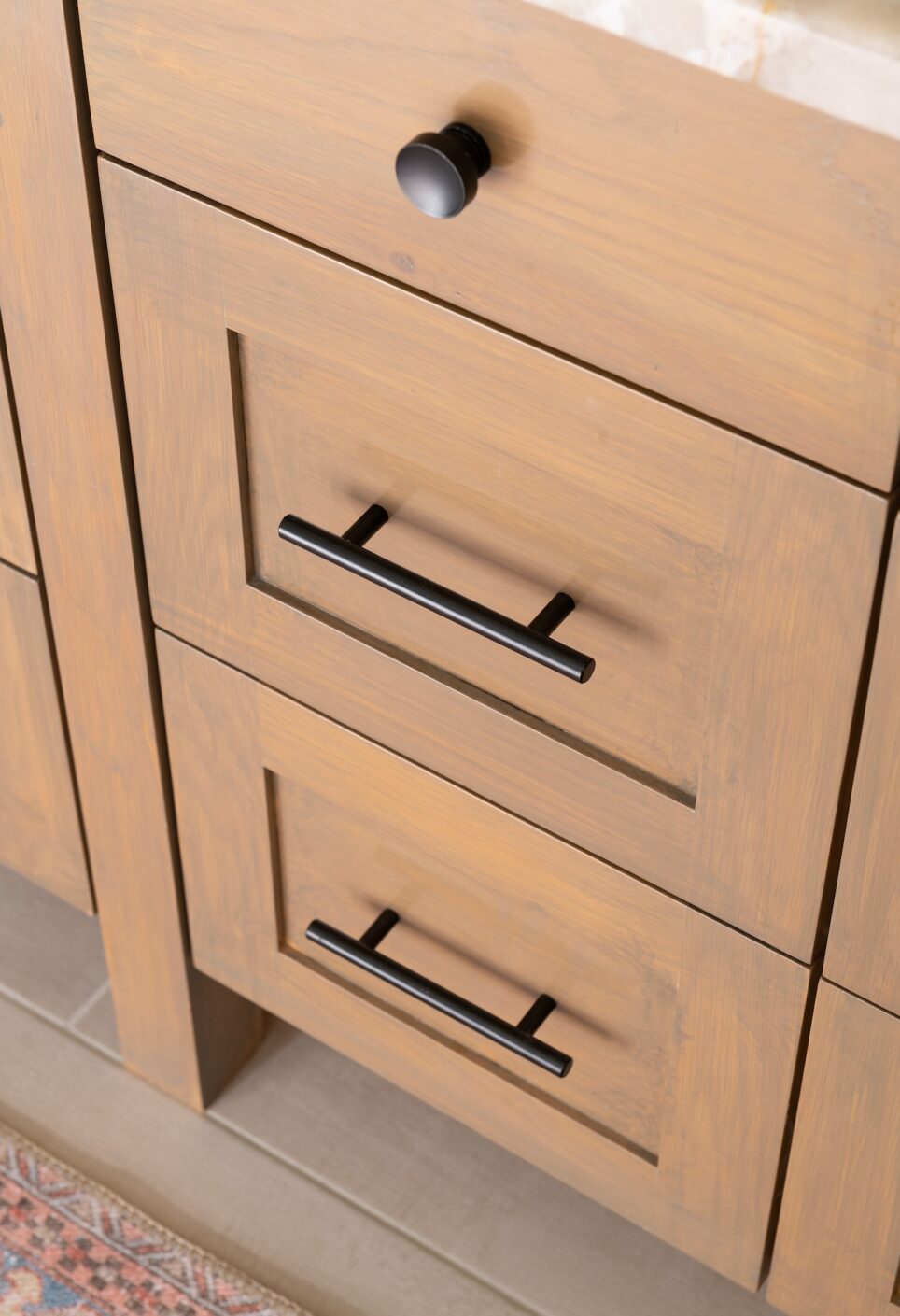 Cabinetry Detail Bathroom Drawers